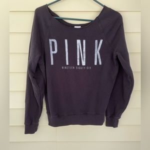 Pink Black Sweatshirt